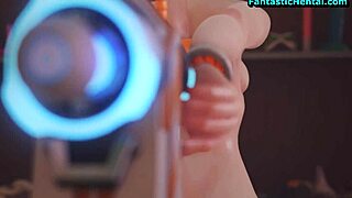 What happens when Bridgitte puts Tracer in the machine?