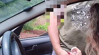 hey, naughty bia flaunts her pussy and breasts on the street!