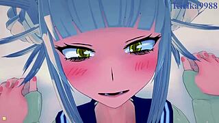 I’m obsessed with Himiko Toga and Mirko’s intense POV sex in My Hero Academia hentai.