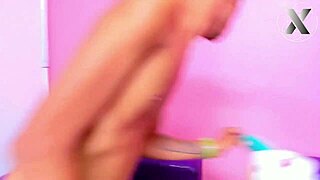 colombian girl juggles to suck cock in wet action!