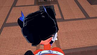 Demon Slayer Hentai with Aoi Kanazaki and Tanjiro in Hot Action