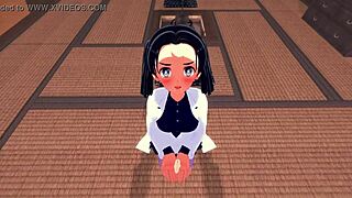 Demon Slayer Hentai with Aoi Kanazaki and Tanjiro in Hot Action