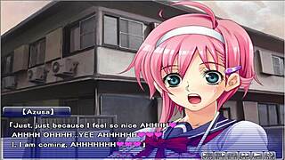 Hey, in Apartment of Love Ep 9, they're watching through a peeping hole in this hentai cartoon