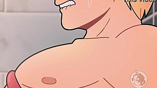 relaxing in the gym showers after a workout