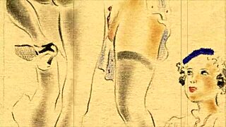 Vintage Erotic Drawings Unveil Hidden Desires in Retro Style