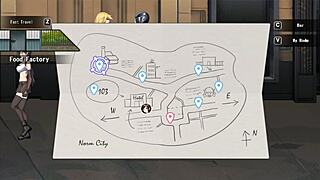 Cute Lady Has Sex in DCity Fantasy Hentai Game