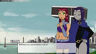 18titans part 25 - jinx and blackfire funtime