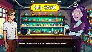 portal porn demoniums parody hentai game ep 6. student caught banging in class scene.