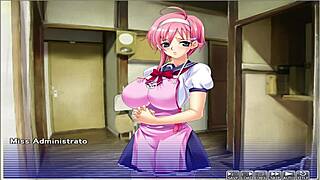 Hey, in Apartment of Love Ep 9, they're watching through a peeping hole in this hentai cartoon