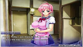 Hey, in Apartment of Love Ep 9, they're watching through a peeping hole in this hentai cartoon