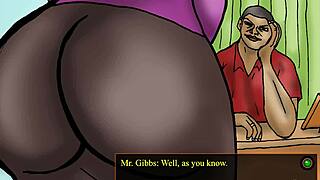 Big butt professor bound and fucked by pimp