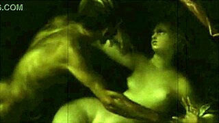 Vintage erotic illustration contrasts retro charm with subtle anime sensuality