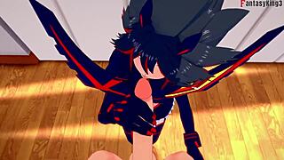 Ryuko Matoi Feels Intense Pleasure In Pov Fuck