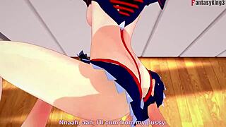 Ryuko Matoi Feels Intense Pleasure In Pov Fuck
