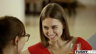 Riley Reid's First Double Penetration Tease