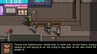 Battle Brothelban a hatalmas mellű anime csaj szopás után creampie-t kap