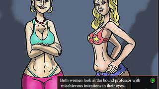 Big butt professor bound and fucked by pimp