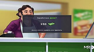 Summertimesaga episode 1-66 shows anime mommy taking cash for wild action