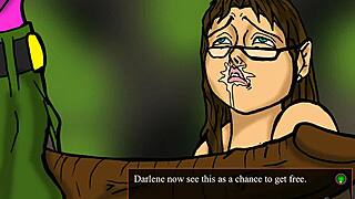 Big butt professor bound and fucked by pimp