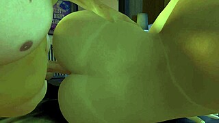 i had a rough night with this sexy milf in a threesome anal and blowjob session