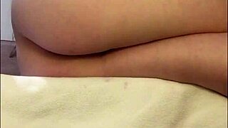 Teen 18+ Watches Porn, Squeezes Thighs for Hairy Pussy Orgasm