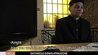 Engaging strong boy danny for construction work that ends with blowjob - latin leche