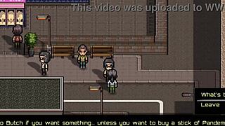 In Battle Brothel, Huge Tits Anime Girl Gets Creampied After Blowjob