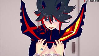 Ryuko Matoi Feels Intense Pleasure In Pov Fuck