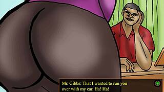 Big butt professor bound and fucked by pimp