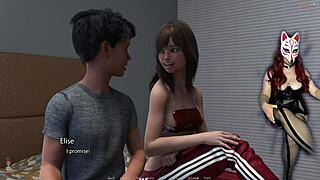 Golden Boy 18 Discovers Big Tits in Cosplay Hentai Game