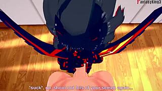 Ryuko Matoi Feels Intense Pleasure In Pov Fuck