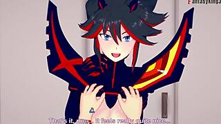 Ryuko Matoi Feels Intense Pleasure In Pov Fuck