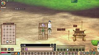 mad island game play builds cages to boost girl favorability in crazy survival