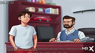 Summertimesaga episode 1-66 shows anime mommy taking cash for wild action