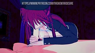 Intense Hentai Cartoon Anime 3D Action Scene Four