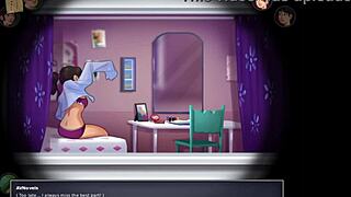 Watch Jamie taking a steamy shower in Summertime Saga 4