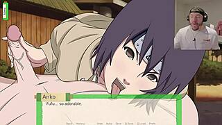 anko's threatening my life in this uncensored naruto game, but it's hot