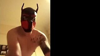 i'm playing with a dildo while watching mcpuppy fuck a chubby girl