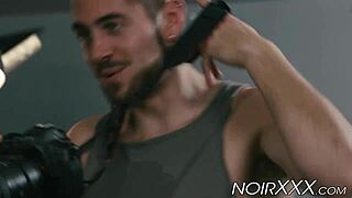 hardcore anal threesome with black stud and latin jock?