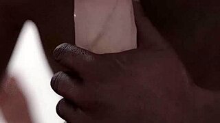 The black man sucks the big white dick