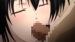 anime slut 1 gets banged in ass with facial and double anal gangbang blowjob