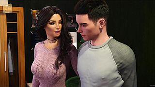 i explore big tits in this 3d hentai anime game