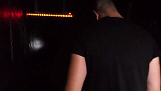 Straight male gets a suggestive bareback surprise from his gay friend at gloryhole.