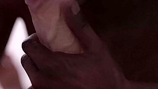 The black man sucks the big white dick