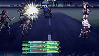 Hentai school police cosplay game play