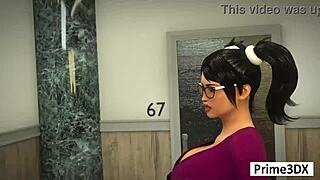 Big Booty Big Cock Futa Cum Play Animation By Prime3dx!