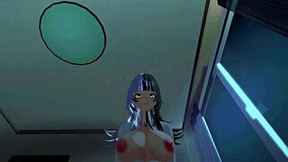 She fucks you in cowgirl at night, goth girlfriend.