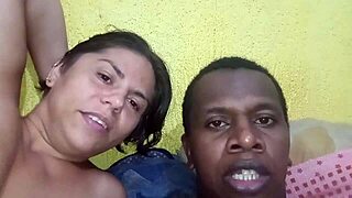 Safadinha Gets Fucked Hard By Monster Cock In Bedroom