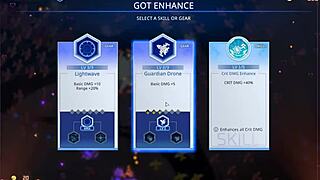 I discover giant naked space waifu in hentai game.