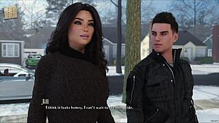 i explore big tits in this 3d hentai anime game